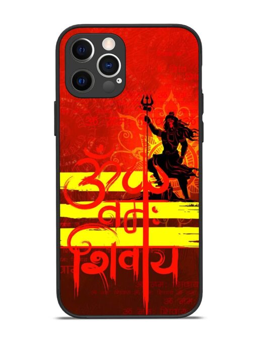 Illustration Lord Shiva Glossy Metal TPU Phone Cover for Apple Iphone 12 Pro Zapvi