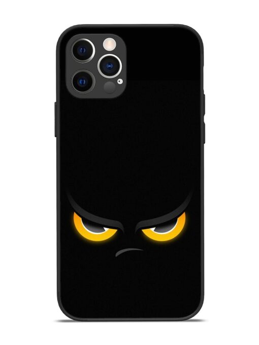 Scary Yellow Eye Glossy Metal TPU Phone Cover for Apple Iphone 12 Pro