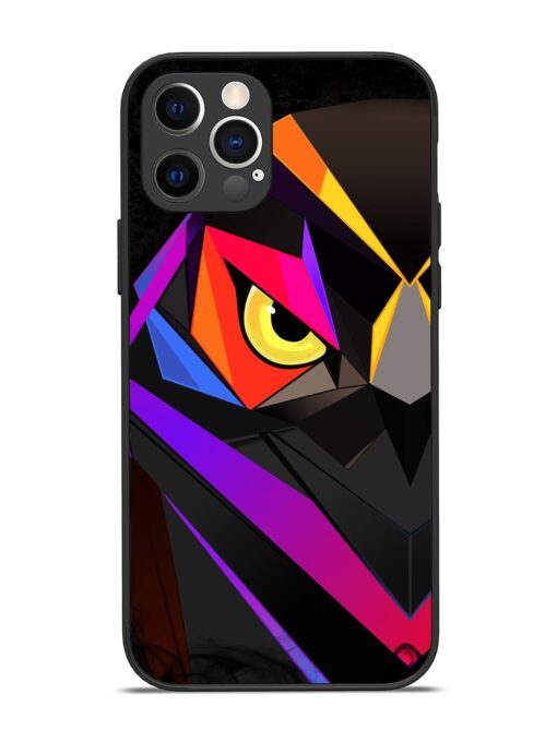 Wpap Owl Glossy Metal Phone Cover for Apple Iphone 12 Pro Zapvi