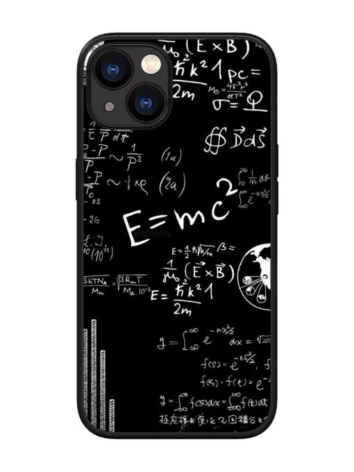 E=Mc2 Mass?Energy Equivalence Glossy Metal Phone Cover for Apple Iphone 13