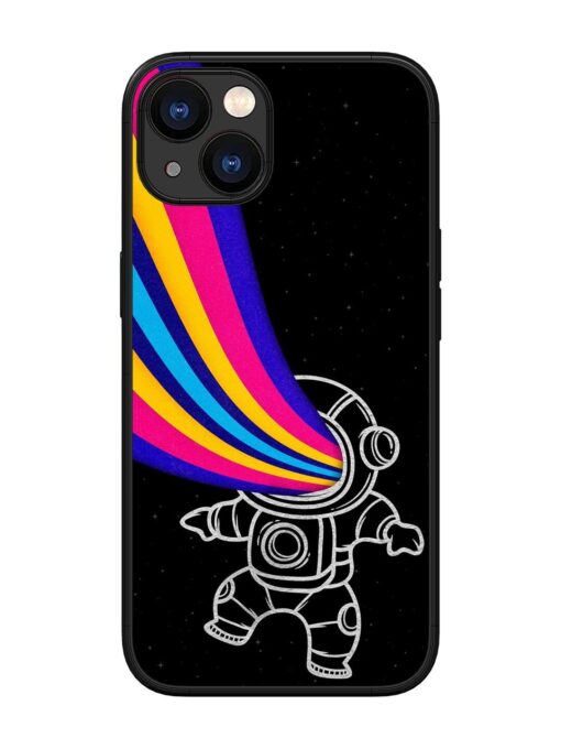 Astronaut Glossy Metal TPU Phone Cover for Apple Iphone 13 Zapvi