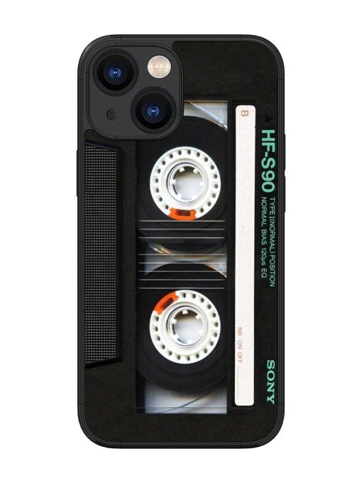 Sony Hf-S90 Cassette Glossy Metal Phone Cover for Apple Iphone 13 Mini