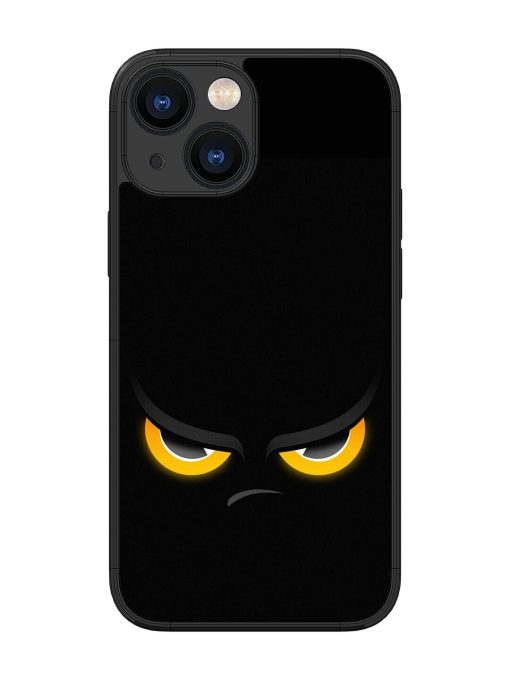 Scary Yellow Eye Glossy Metal TPU Phone Cover for Apple Iphone 13 Mini Zapvi