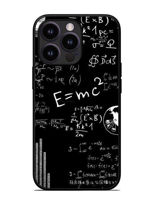 E=Mc2 Mass?Energy Equivalence Glossy Metal Phone Cover for Apple Iphone 13 Pro Zapvi