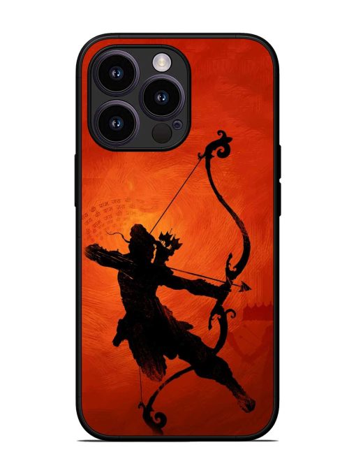 Illustration Lord Rama Glossy Metal Phone Cover for Apple Iphone 13 Pro