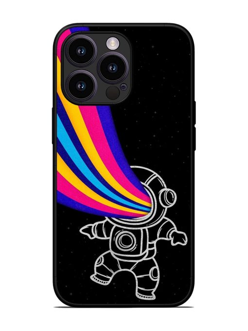 Astronaut Glossy Metal TPU Phone Cover for Apple Iphone 13 Pro