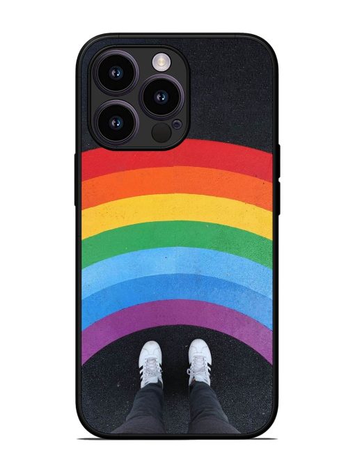 Legs Rainbow Glossy Metal TPU Phone Cover for Apple Iphone 13 Pro Zapvi