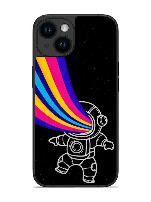 Astronaut Glossy Metal TPU Phone Cover for Apple Iphone 14 Zapvi