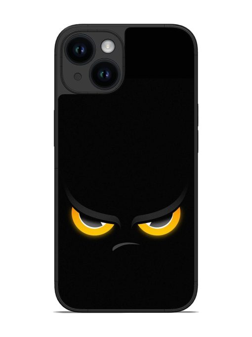 Scary Yellow Eye Glossy Metal TPU Phone Cover for Apple Iphone 14 Zapvi