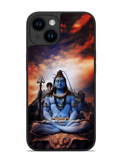 Jai Jai Shiv Glossy Metal Phone Cover for Apple Iphone 14 Zapvi