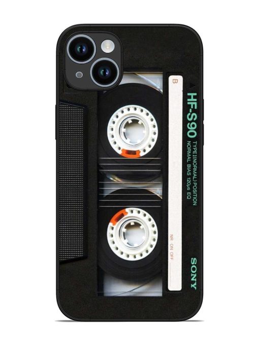 Sony Hf-S90 Cassette Glossy Metal Phone Cover for Apple Iphone 14 Plus Zapvi