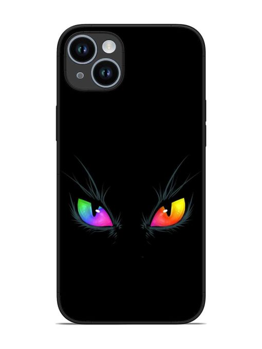 Cat Eyes Glossy Metal Phone Cover for Apple Iphone 14 Plus Zapvi