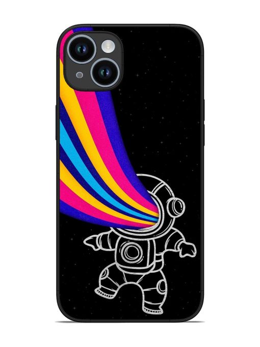 Astronaut Glossy Metal TPU Phone Cover for Apple Iphone 14 Plus Zapvi