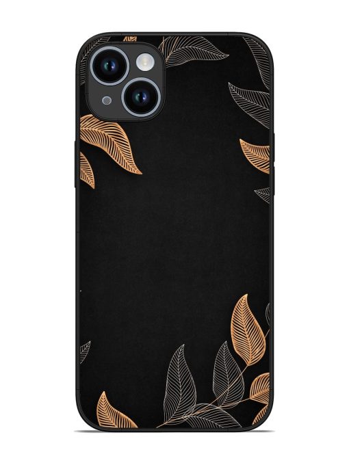 Foliage Art Glossy Metal Phone Cover for Apple Iphone 14 Plus Zapvi