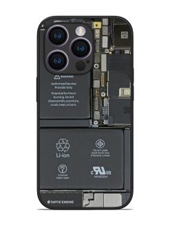 Phone Insider Glossy Metal Phone Cover for Apple Iphone 14 Pro