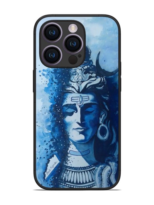 Shiv Art Glossy Metal Phone Cover for Apple Iphone 14 Pro Zapvi