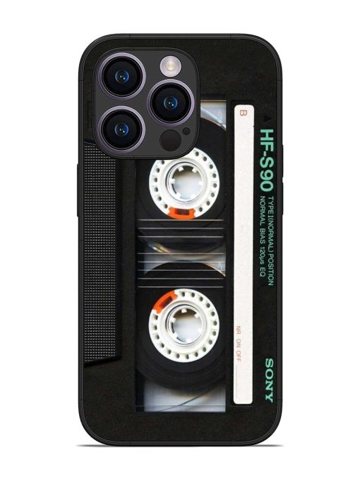 Sony Hf-S90 Cassette Glossy Metal Phone Cover for Apple Iphone 14 Pro