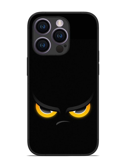 Scary Yellow Eye Glossy Metal TPU Phone Cover for Apple Iphone 14 Pro Zapvi