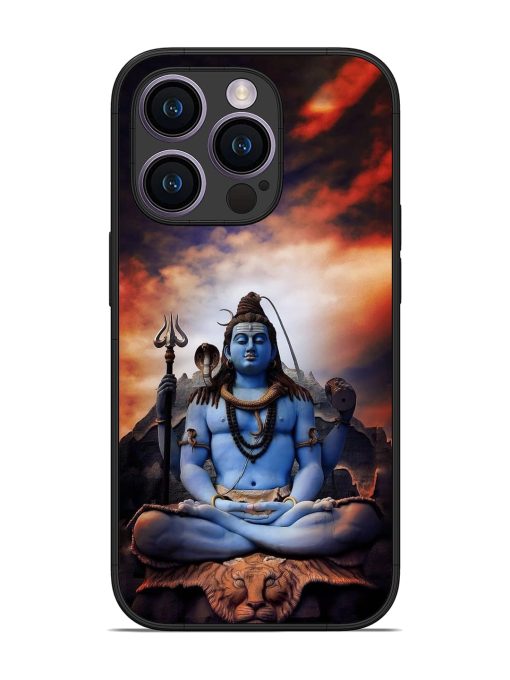 Jai Jai Shiv Glossy Metal Phone Cover for Apple Iphone 14 Pro