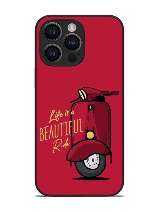 Life Is Beautiful Rides Glossy Metal Phone Cover for Apple Iphone 14 Pro Max Zapvi