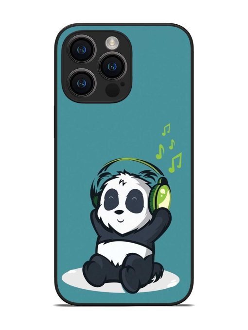 Music Panda Glossy Metal Phone Cover for Apple Iphone 14 Pro Max Zapvi