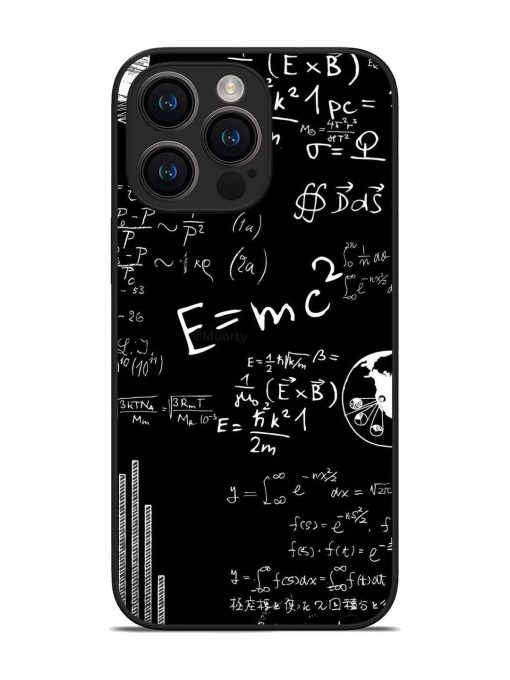 E=Mc2 Mass?Energy Equivalence Glossy Metal Phone Cover for Apple Iphone 14 Pro Max Zapvi