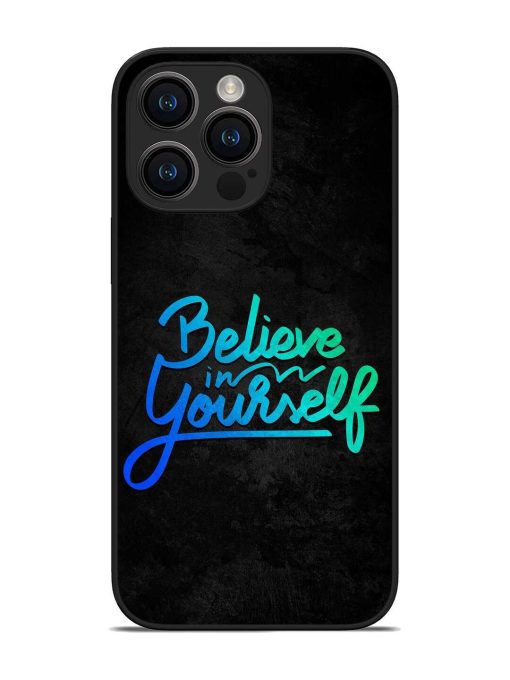 Believe In Yourself Glossy Metal Phone Cover for Apple Iphone 14 Pro Max Zapvi