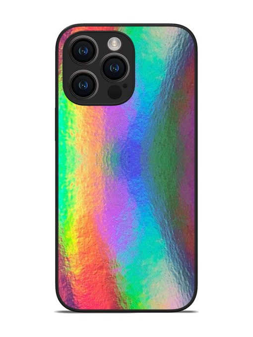 Colorful Holographic Background Glossy Metal TPU Phone Cover for Apple Iphone 14 Pro Max Zapvi