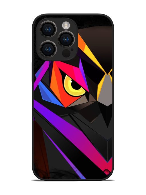 Wpap Owl Glossy Metal Phone Cover for Apple Iphone 14 Pro Max Zapvi