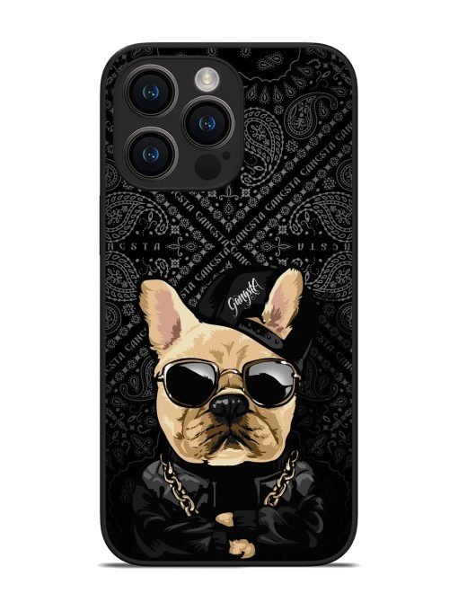 Gangsta Cool Sunmetales Dog Glossy Metal Phone Cover for Apple Iphone 14 Pro Max Zapvi