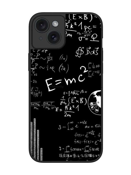 E=Mc2 Mass?Energy Equivalence Glossy Metal Phone Cover for Apple Iphone 15 Plus Zapvi