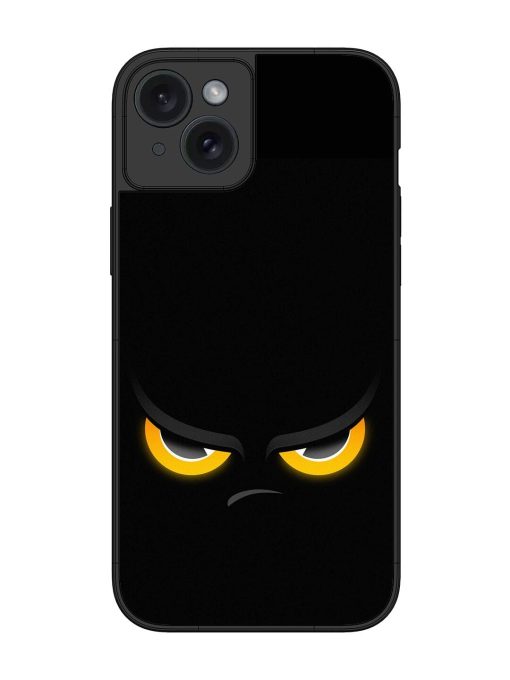 Scary Yellow Eye Glossy Metal TPU Phone Cover for Apple Iphone 15 Plus Zapvi