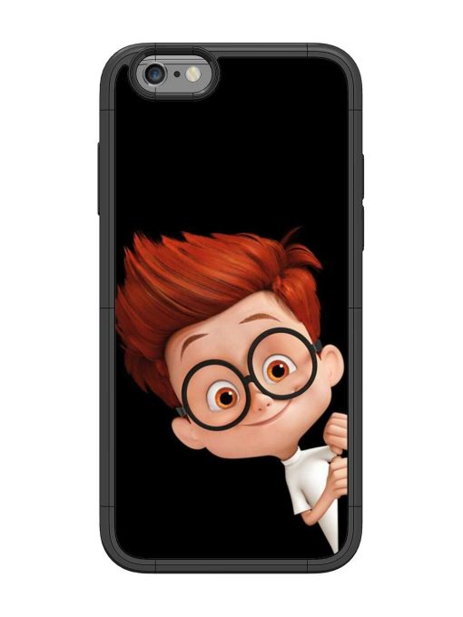 Smart Boy Cartoon Glossy Metal Phone Cover for Apple Iphone 6