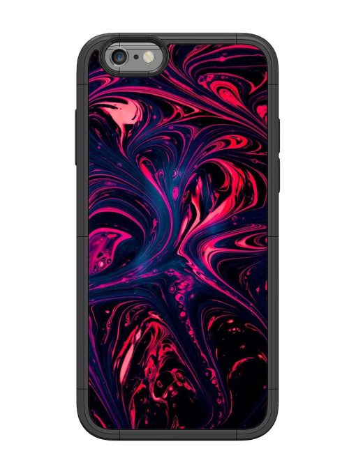 Abstract Background Glossy Metal Phone Cover for Apple Iphone 6 Zapvi