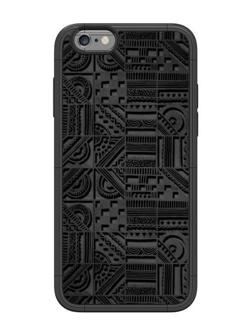 Seamless Pattern Glossy Metal Phone Cover for Apple Iphone 6