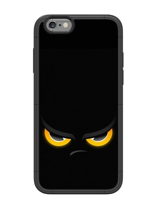 Scary Yellow Eye Glossy Metal TPU Phone Cover for Apple Iphone 6 Zapvi