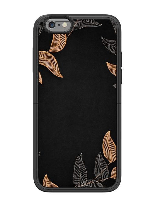 Foliage Art Glossy Metal Phone Cover for Apple Iphone 6 Zapvi