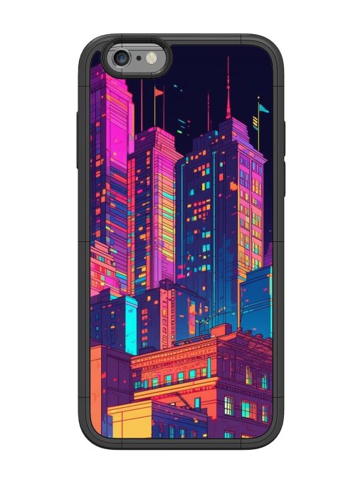 City View Glossy Metal Phone Cover for Apple Iphone 6 Zapvi