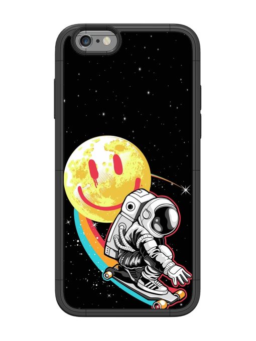 Astronaut Art Glossy Metal Phone Cover for Apple Iphone 6 Zapvi