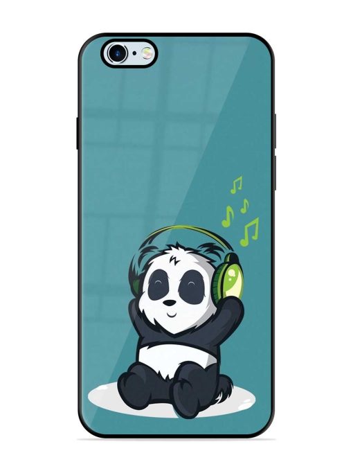 Music Panda Glossy Metal Phone Cover for Apple Iphone 6 Plus