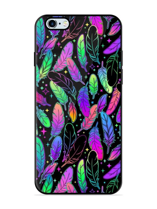 Bright Multi Colored Seamless Glossy Metal Phone Cover for Apple Iphone 6 Plus Zapvi