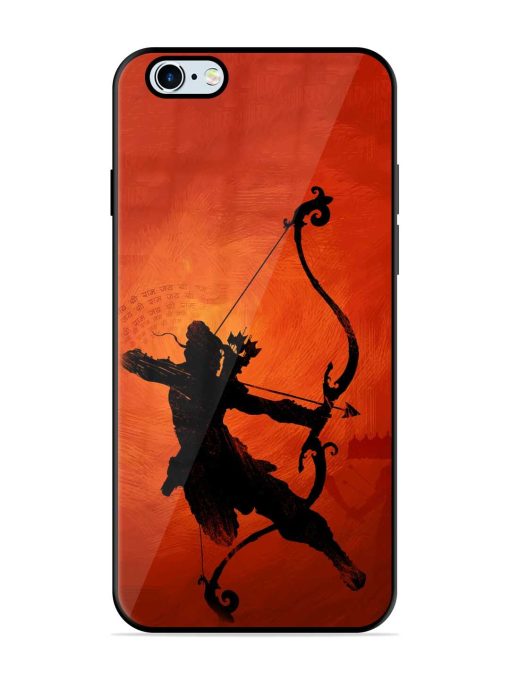 Illustration Lord Rama Glossy Metal Phone Cover for Apple Iphone 6 Plus