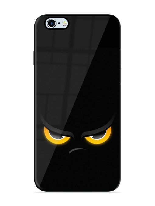 Scary Yellow Eye Glossy Metal TPU Phone Cover for Apple Iphone 6 Plus