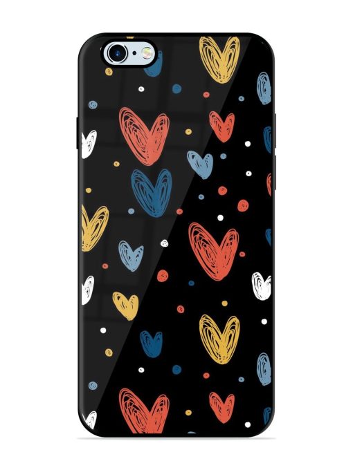 Happy Valentines Day Glossy Metal TPU Phone Cover for Apple Iphone 6 Plus Zapvi