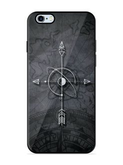 Lighting Cross Glossy Metal Phone Cover for Apple Iphone 6 Plus