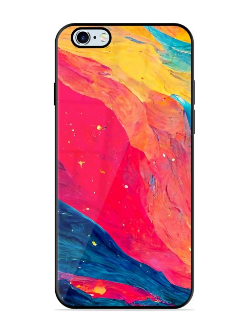 Starry Night Glossy Metal Phone Cover for Apple Iphone 6 Plus