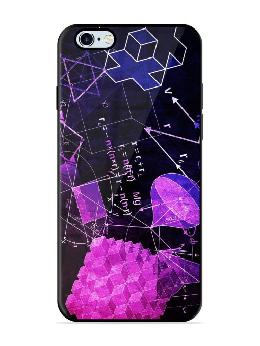 Math Physics Formula Art Glossy Metal Phone Cover for Apple Iphone 6 Plus