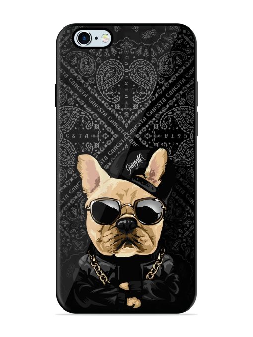 Gangsta Cool Sunmetales Dog Glossy Metal Phone Cover for Apple Iphone 6 Plus