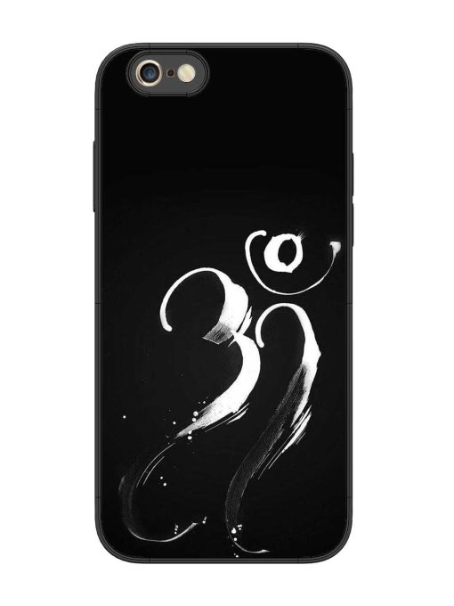 Om Logo Glossy Metal Phone Cover for Apple Iphone 6S Plus Zapvi