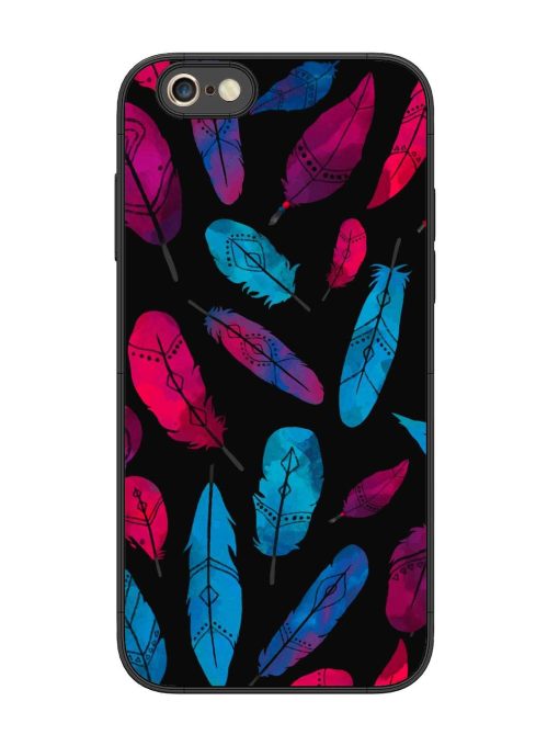 Feather Art Glossy Metal Phone Cover for Apple Iphone 6S Plus